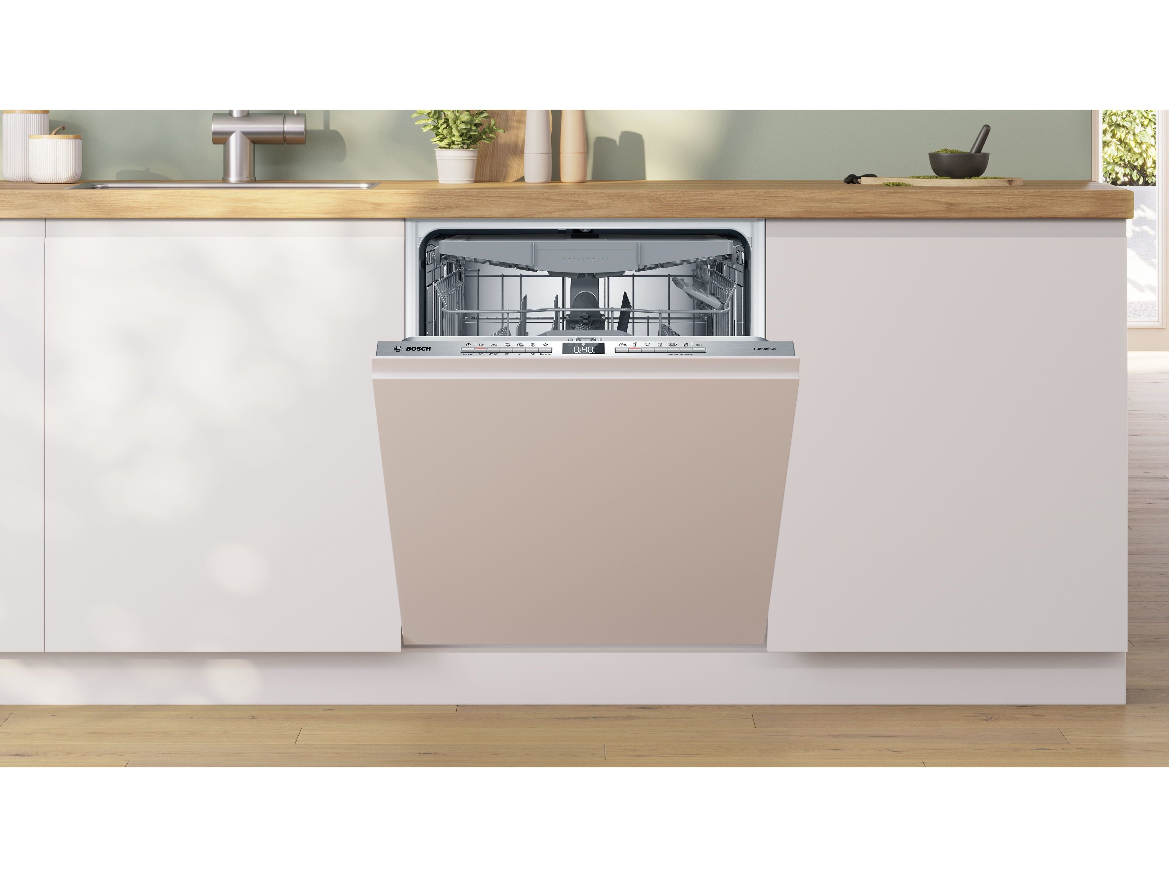 MÁQUINA DE LAVAR LOIÇA DE ENCASTRE BOSCH SMH4ECX28E BRANCO A 14 CONJUNTOS