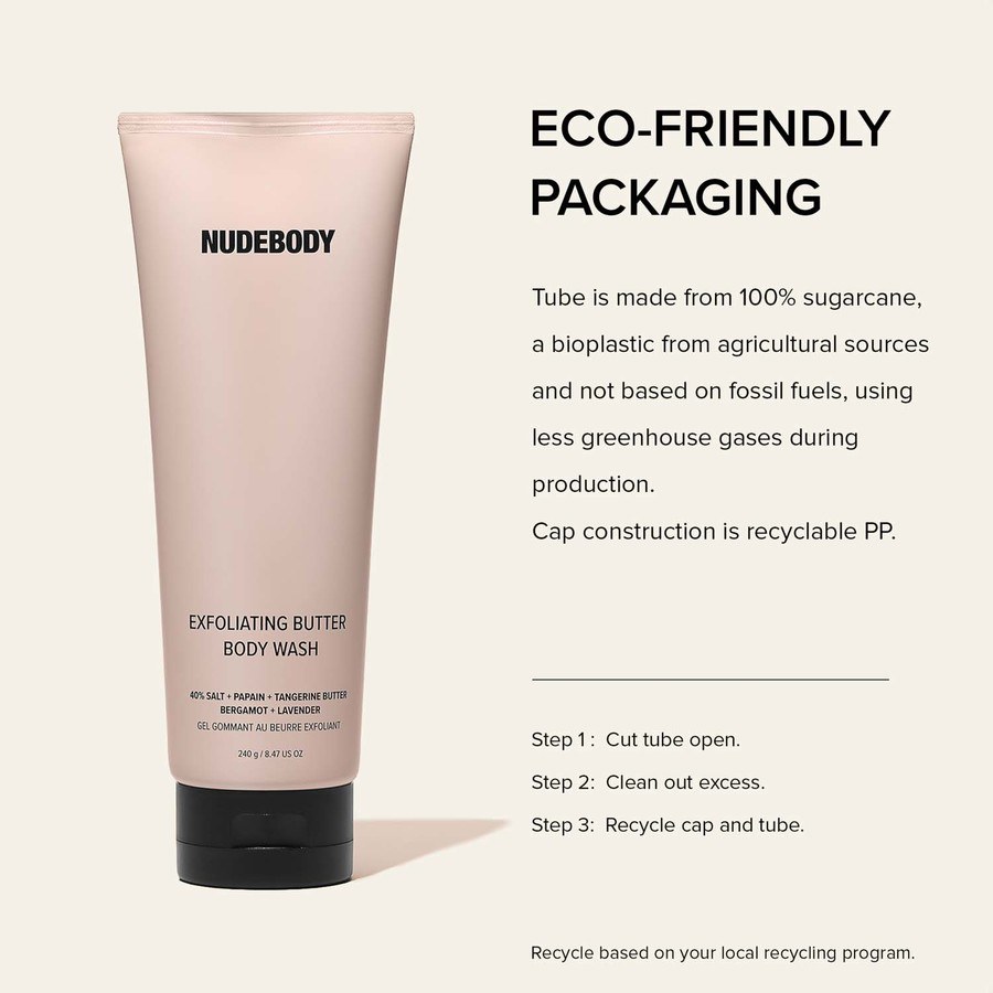 Nudestix Nudebody Exfoliating Butter Body Wash 240g