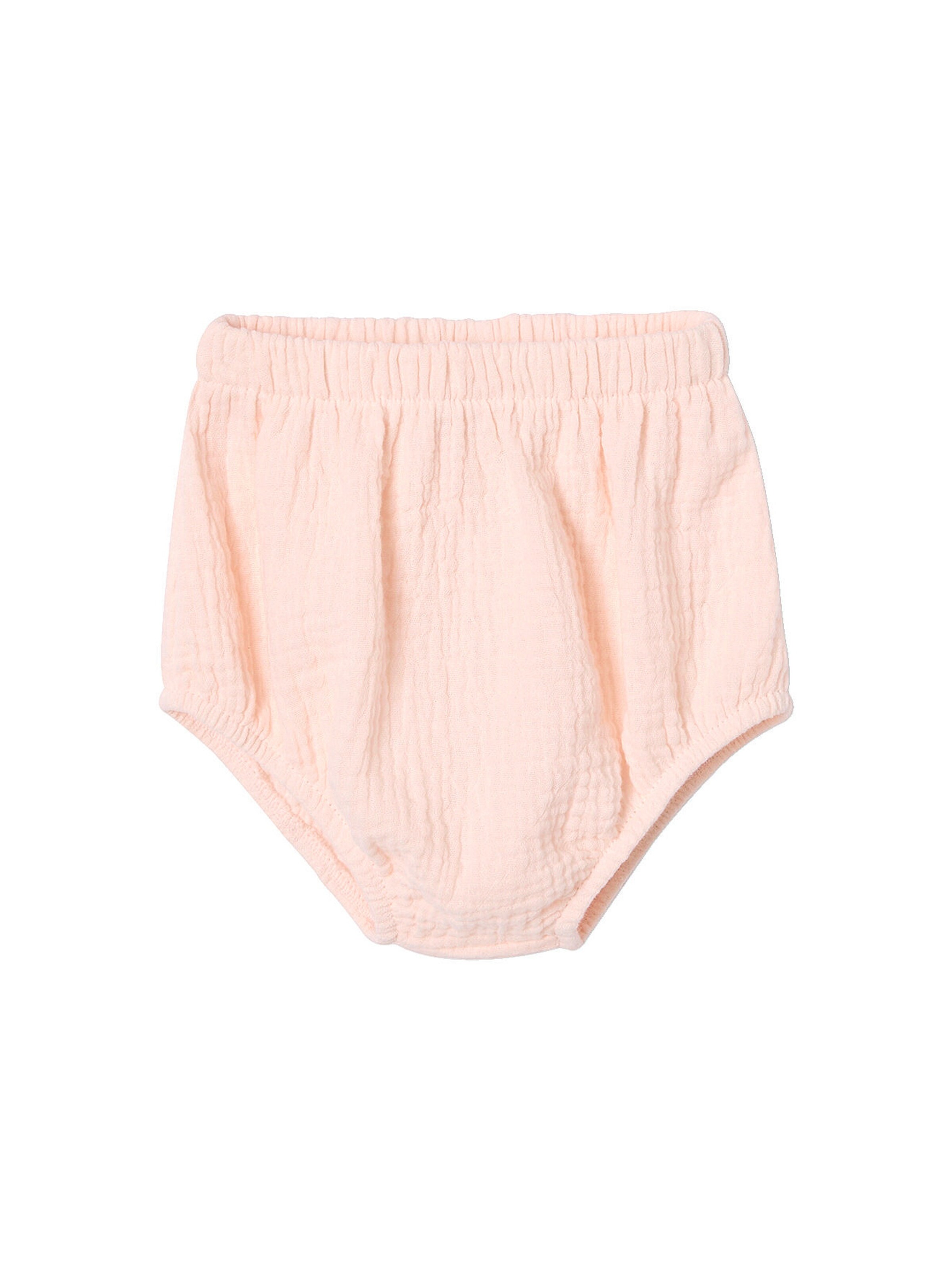 Envie de Fraise Baby-Set: Bluse aus Liberty-Stoff & Shorts wollweiß