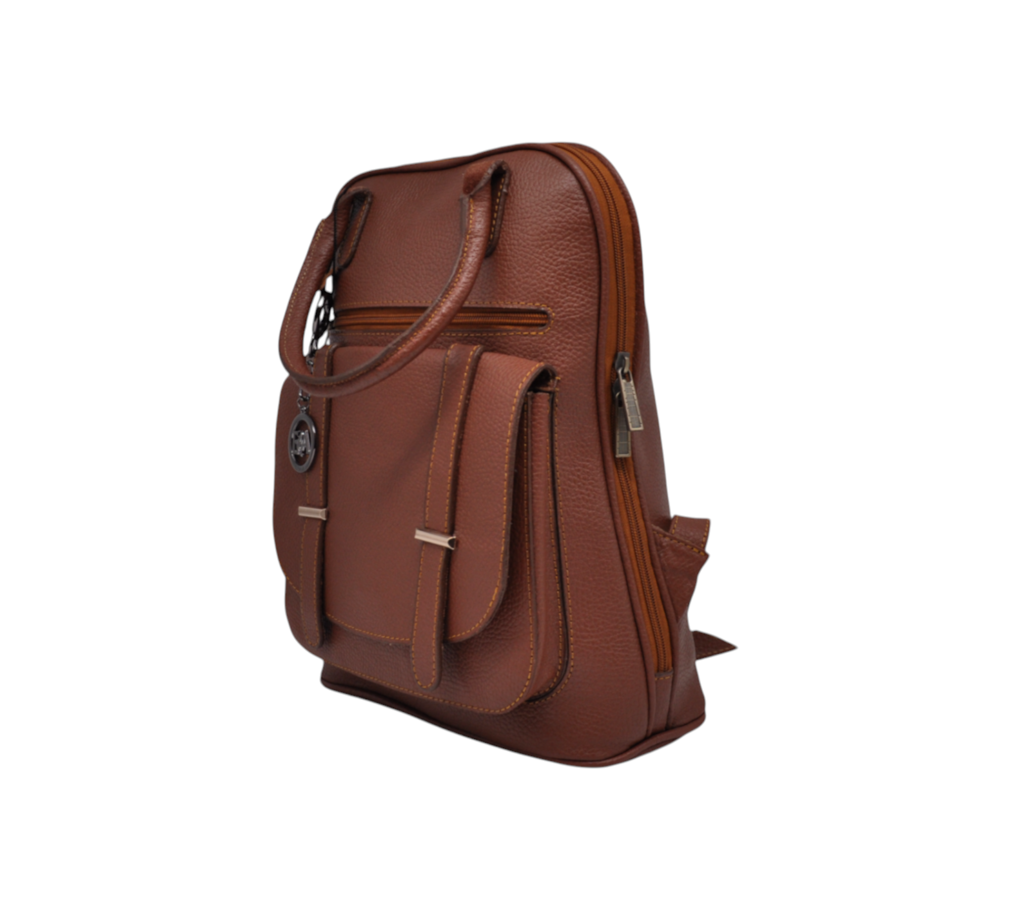 Luxe leren dames rugtas