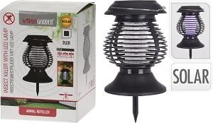 LUMIERE ANTI MOUSTIQUES 2 EN 1 ENERGIE SOLAIRE TAILLE 13X26C