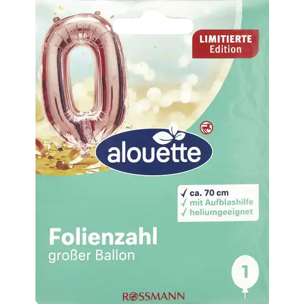 Folienzahl 0 großer Ballon
