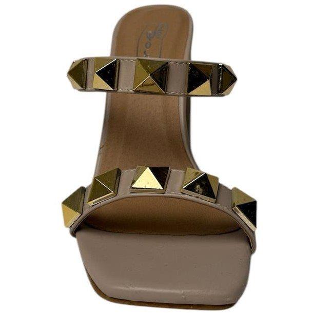Chic Heel Studd Sndl Ld99
