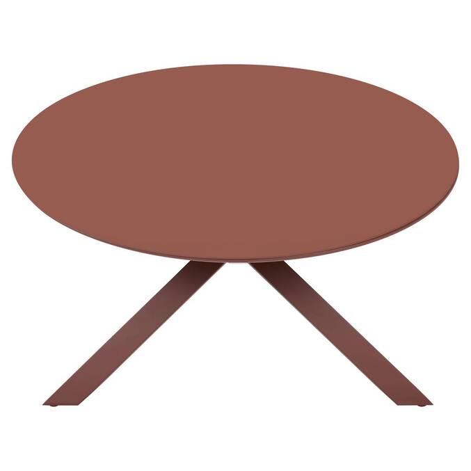 Table de jardin ronde ORYON Acajou