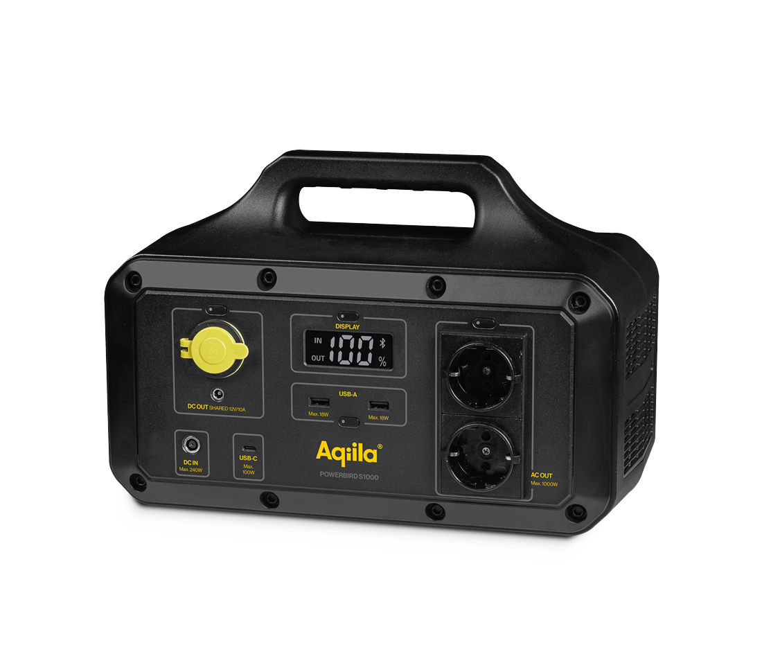Aqiila - Powerbird S1000 - Bærbar kraftstation, 768Wh / 1000W