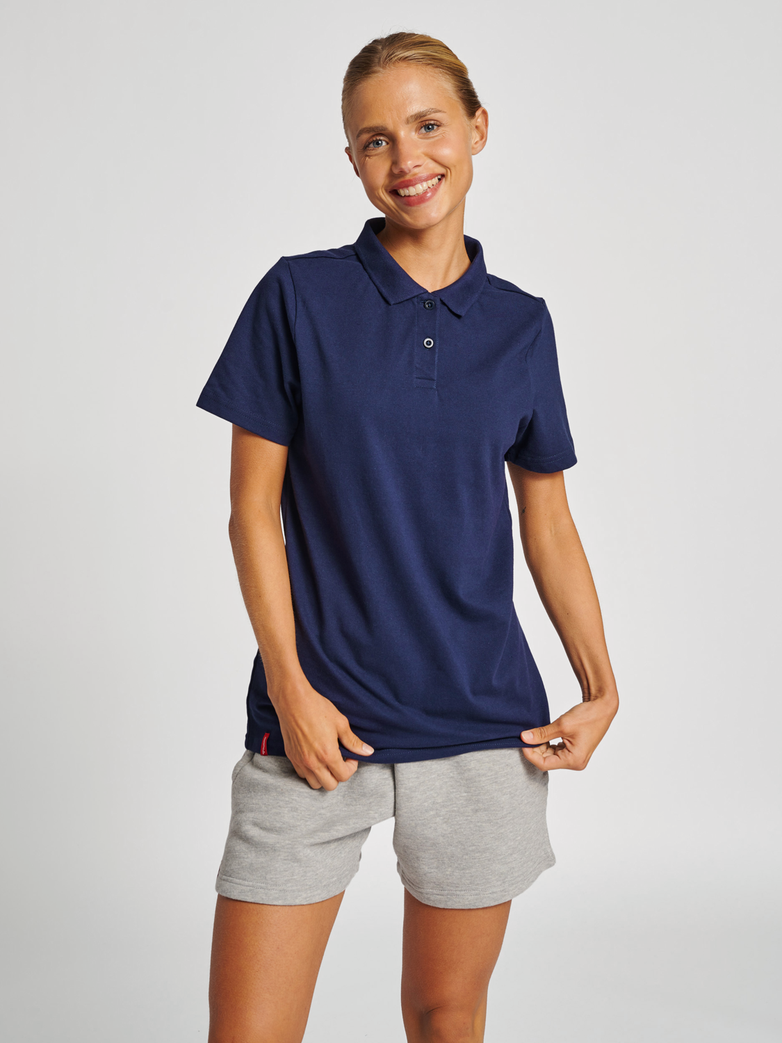 hmlRED CLASSIC POLO WOMAN
