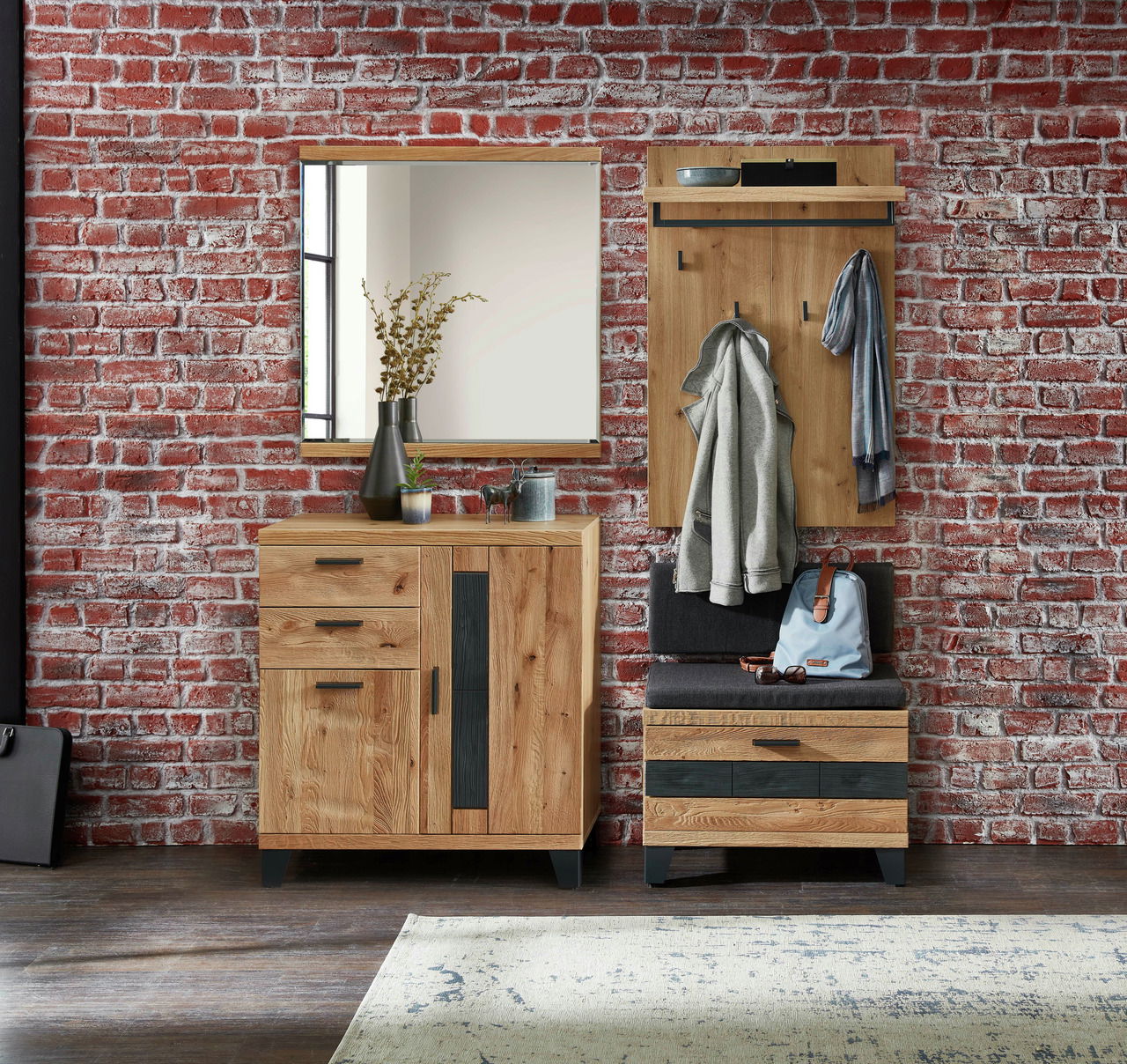 Linea Natura Garderobenkombination Set PERSIKO