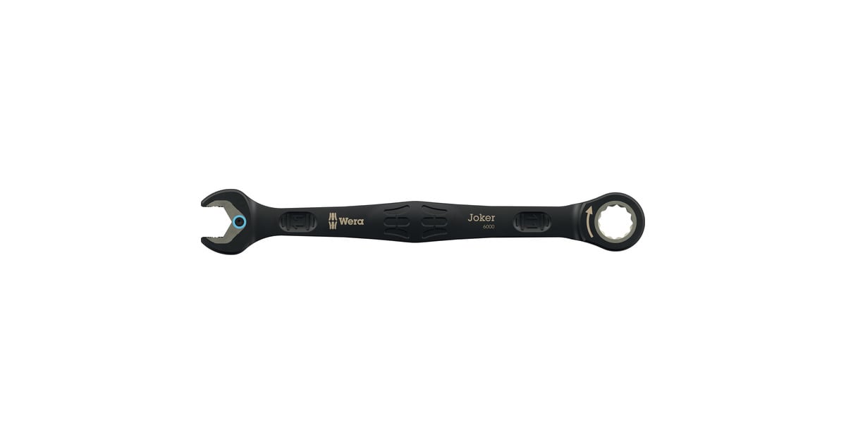 Wera6000 Joker Black Edition 11 set 1 steek-ringratelsleutelset, 11‑delig moersleutel  (Zwart)