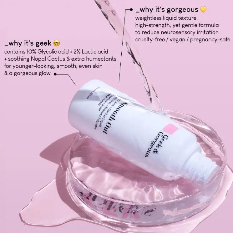 Smooth Out 12% AHA + Cactus Liquid Exfoliant
