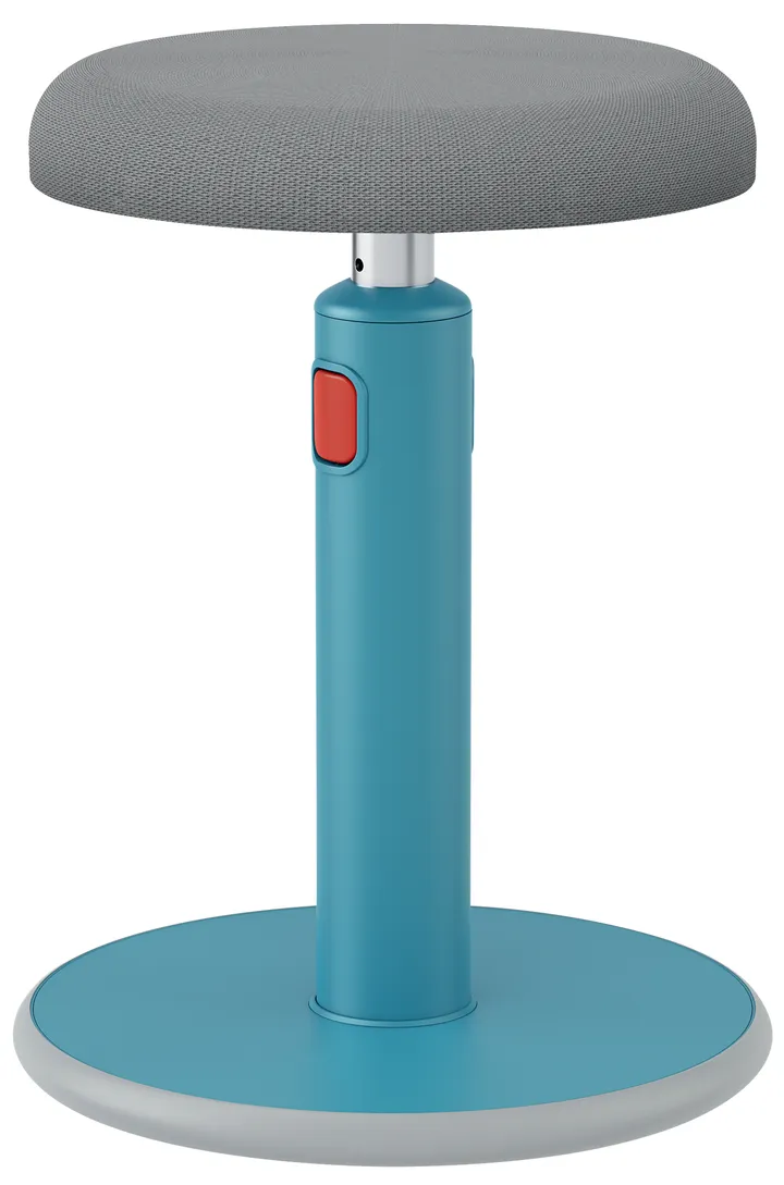 Leitz Ergo Cosy Active Sidde-stå balancestol 2-i-1 blå - højdejustering 46-79 cm