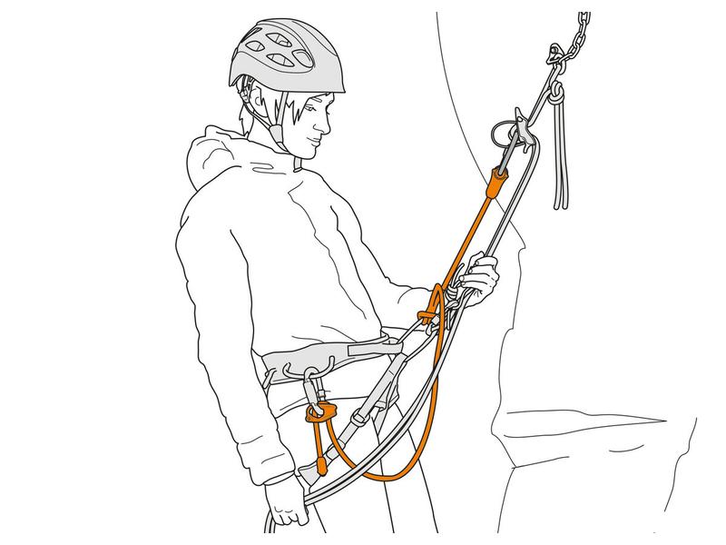 Petzl Dual Connect Adjust Lanyard, Blau Verbindungsmittel zum Sportklettern und Bergsteigen