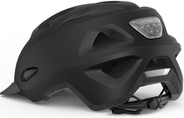 MET Mobilite LED Cykelhjelm, Black/Matt