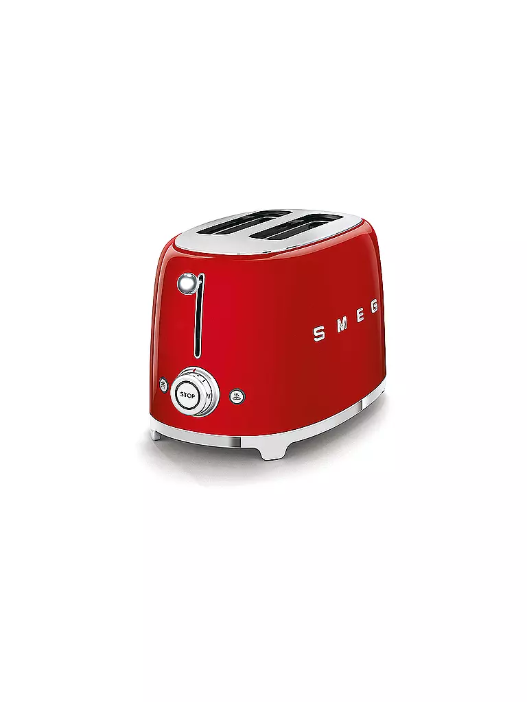 SMEG 2 Schlitz Toaster 50‘s Retro Style Rot TSF01RDEU rot