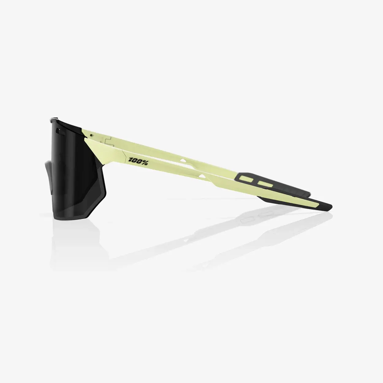 100% Hypercraft SQ Sport Zonnebril Soft Tact Glow met Black Mirror Lens