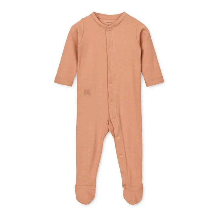 Liewood Pyjama avec pieds Coton Bio Boye | Vieux Rose