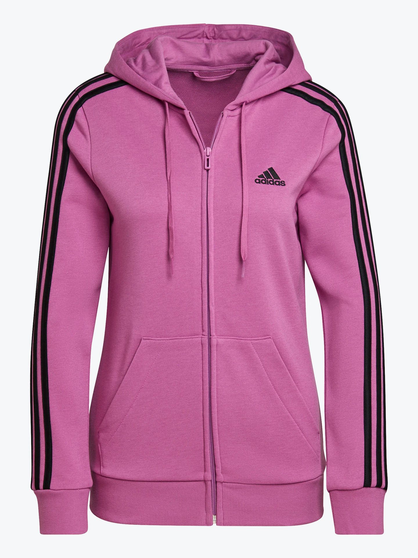 Fleece 3-Stripes Full Zip Hoodie