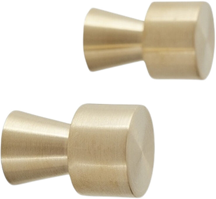 OYOY Living Design Pin Hook / Knob - Pack of 2 Brass