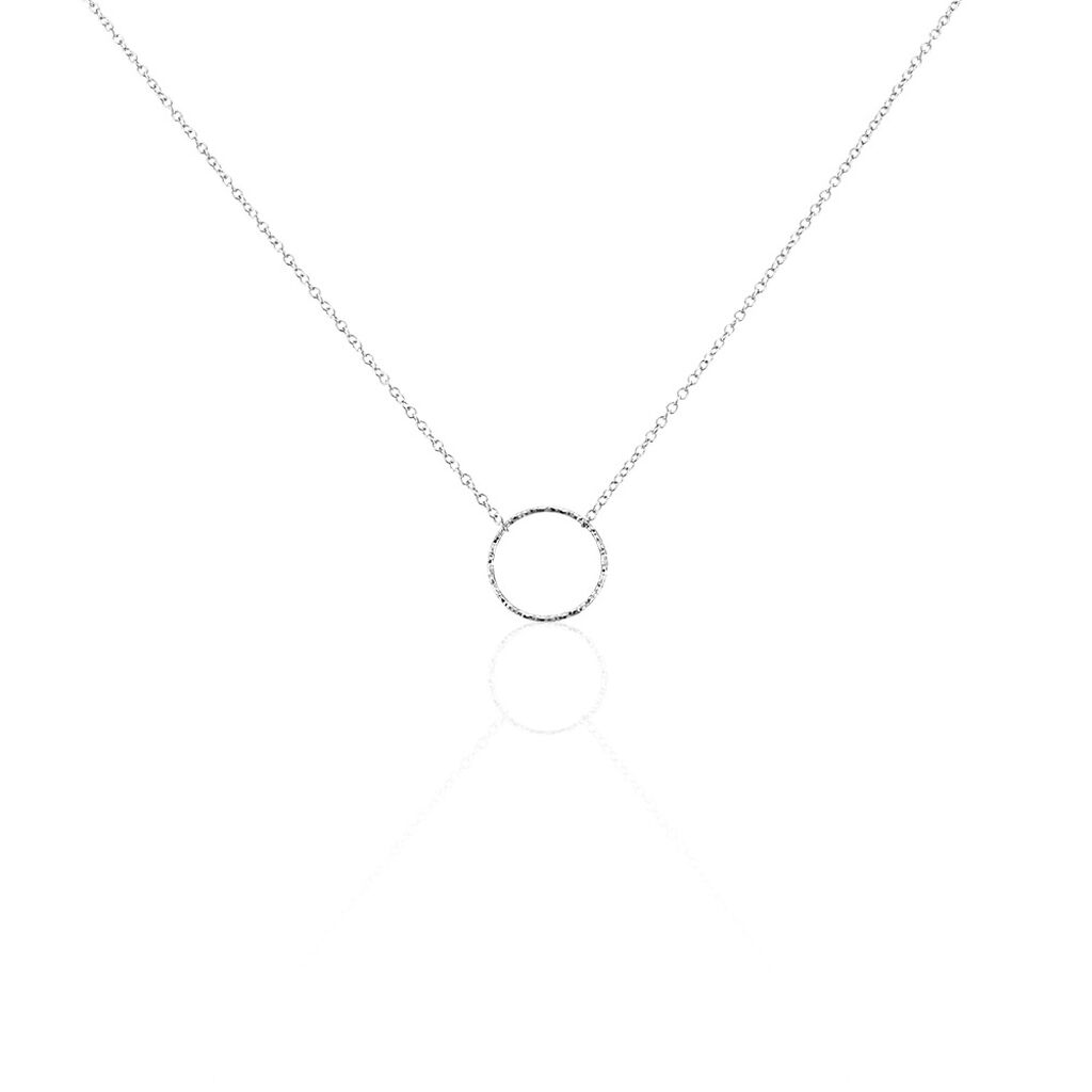 Collier Argent Blanc Anvallus