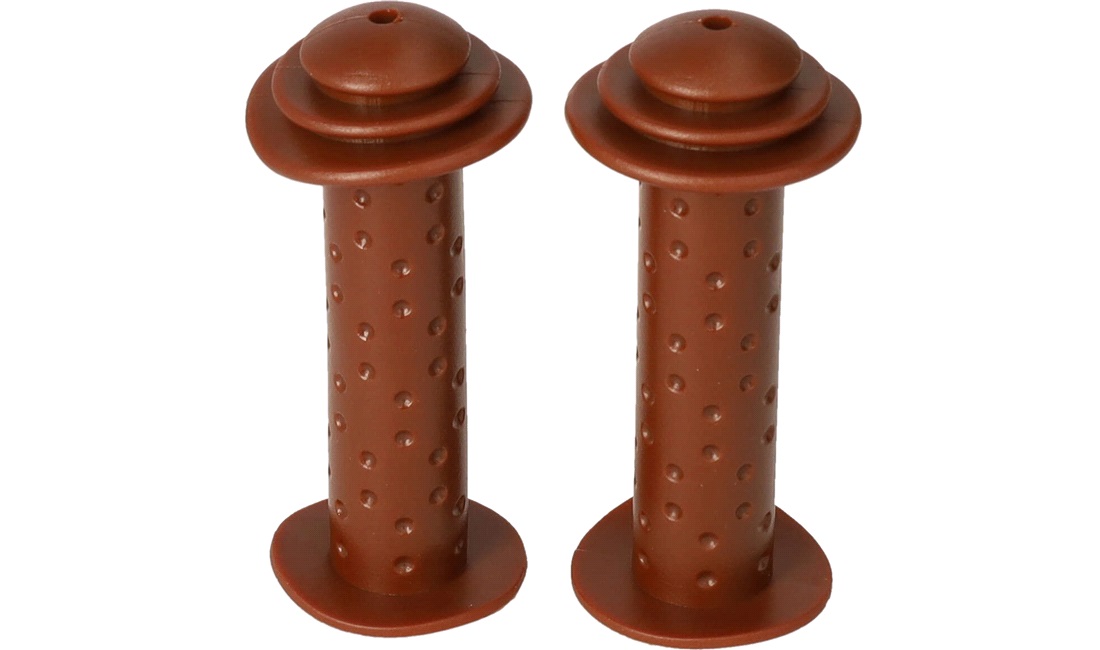 Håndtagssæt brun 100mm