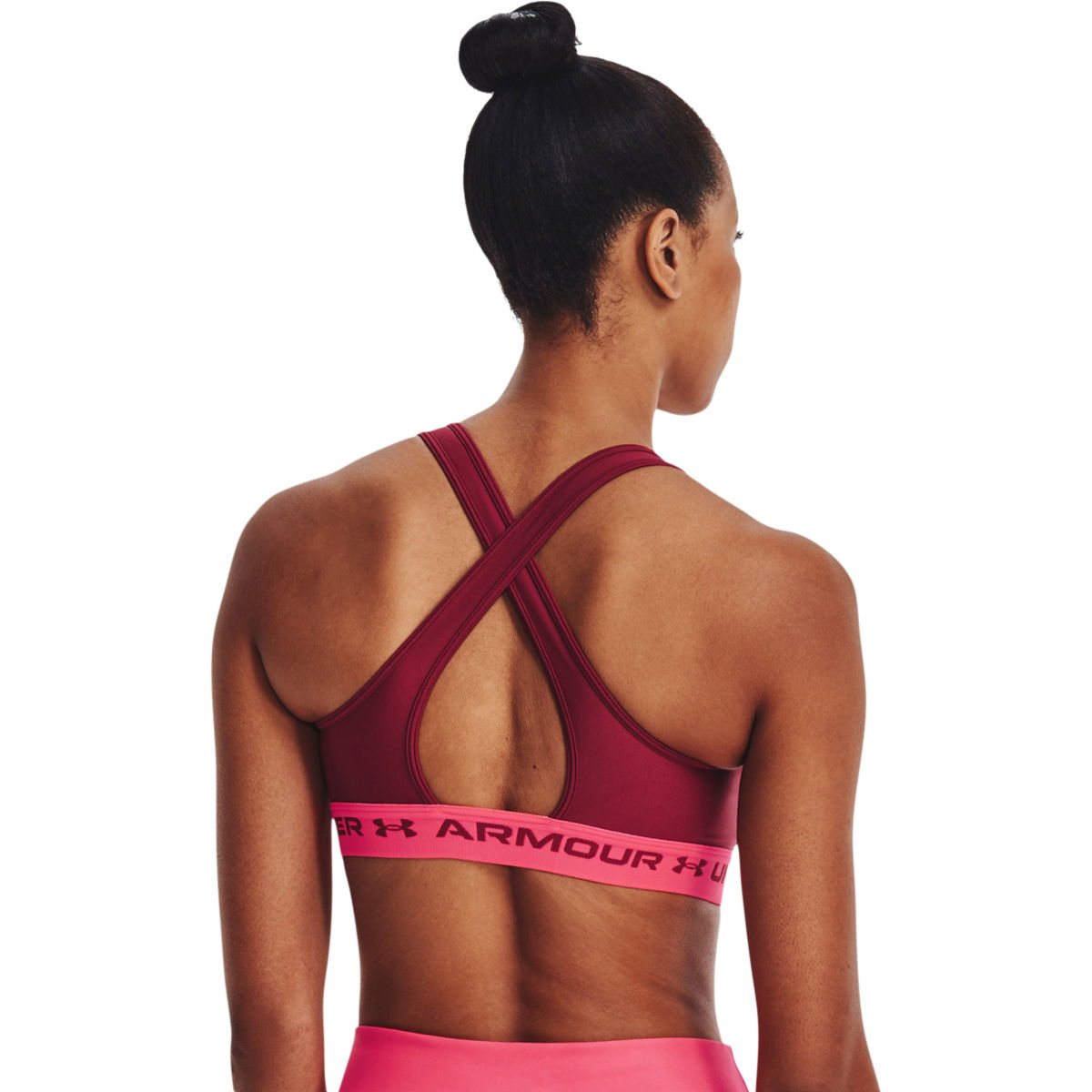 Under Armour Crossback Medium Support Sports BH Dame