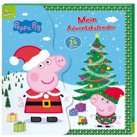 Schwager & Steinlein Verlag Peppa Pig Mein Adventskalender: Mit 24 Büchlein in Kalender-Box