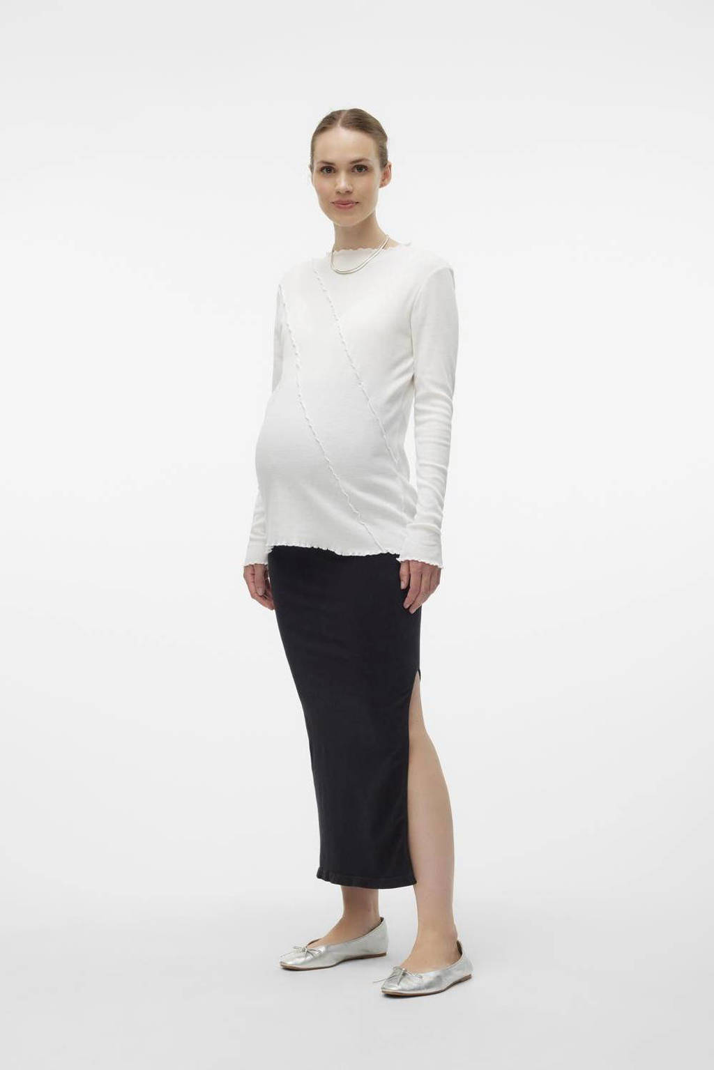 MAMALICIOUS maxi zwangerschapsrok zwart