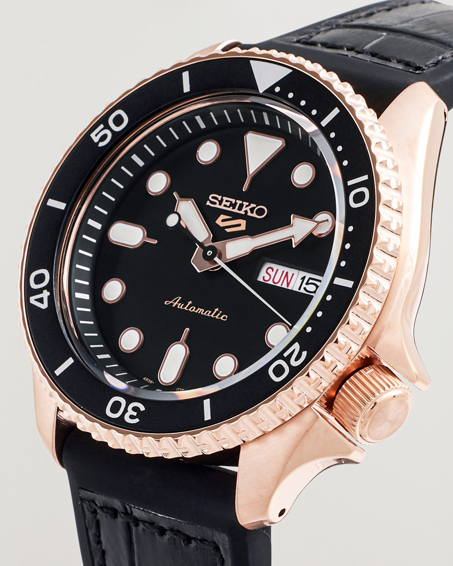 Seiko 5 Sports Automatic Diver Steel 43mm Black Dial