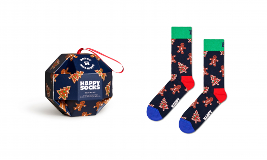 Happy Socks Gingerbread Cookies Socks Gift Socken in Mehrfarbig