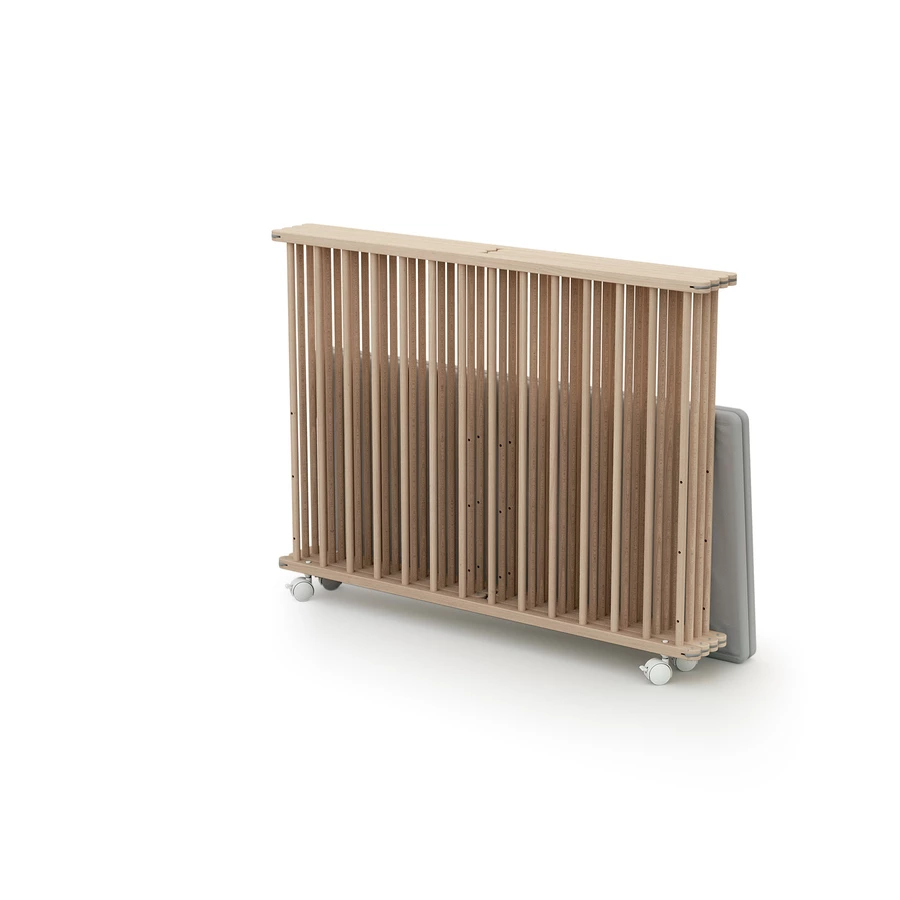 WEBABY Laufgitter faltbar 100 x 100 cm Buche unbehandelt