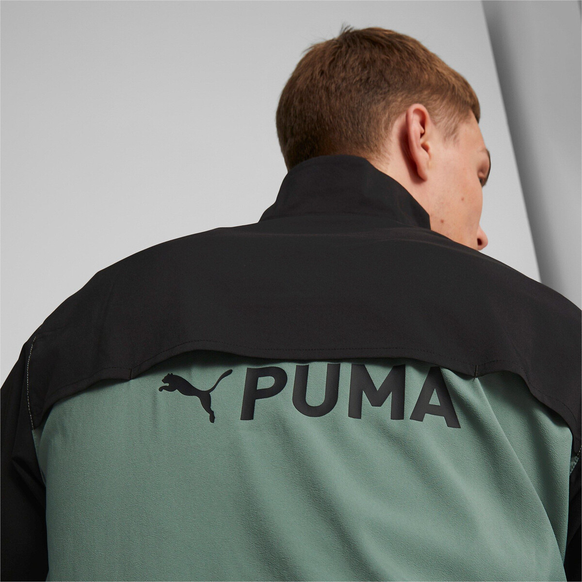 PUMA<br>Suéter esportivo com zíper frontal completo 523859