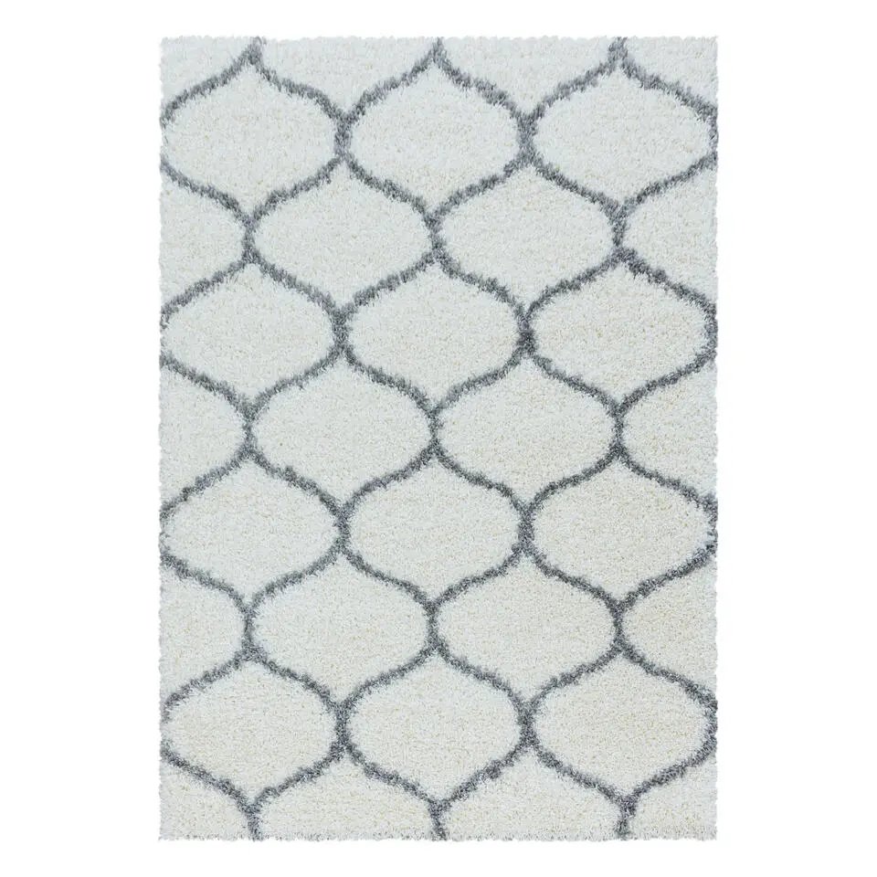 Opera Soft Shaggy Hoogpolig Vloerkleed Cream - 240x340 CM