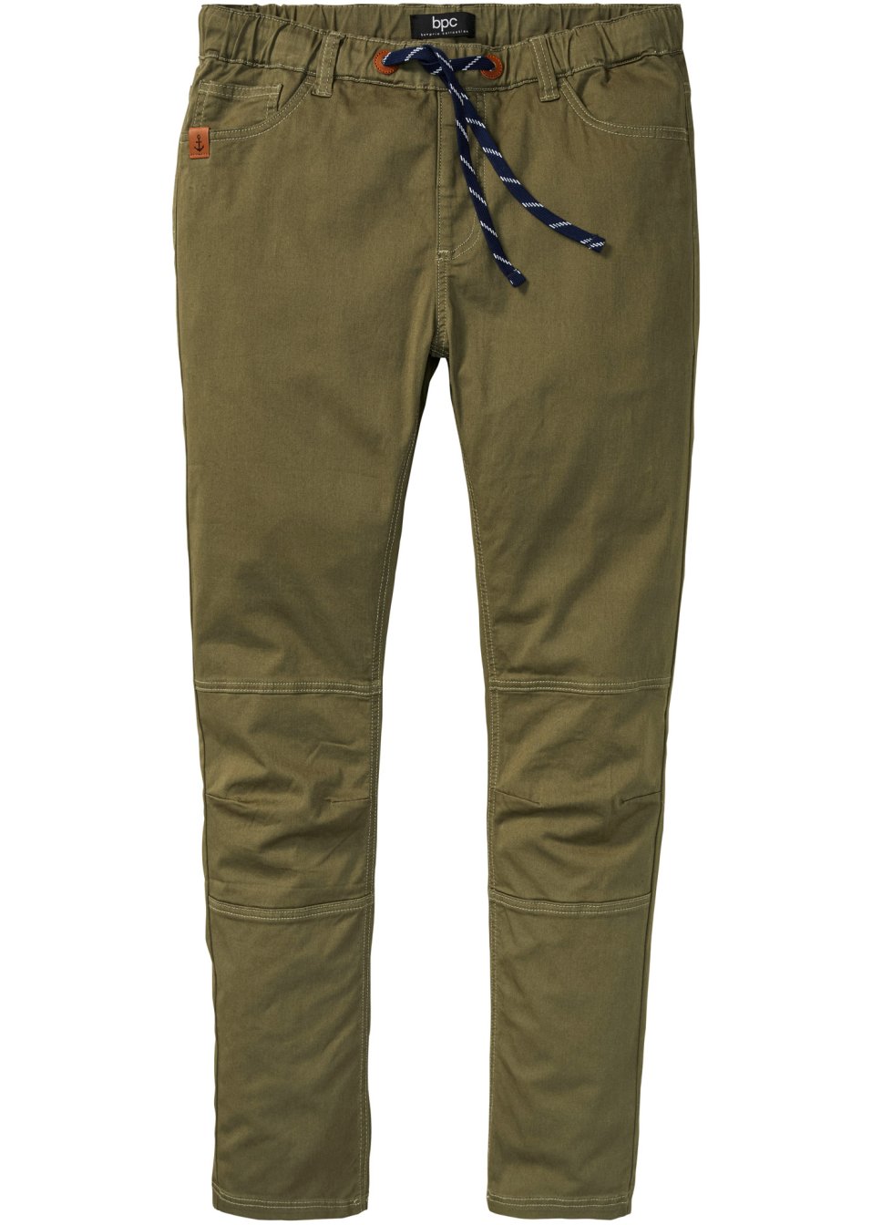 Pantalon taille extensible Regular Fit, Straight