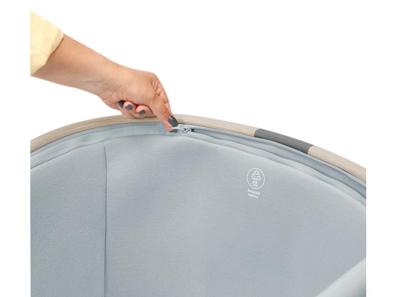 MAXI-COSI Beistellbett Iora Beyond Grey 55 x 93 cm 2-in-1 vom Beistellbett bis zum Kinderbett
