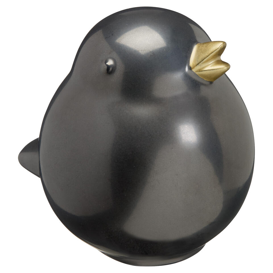 Decoratievogel Zwart - 12,5 cm 12 cm