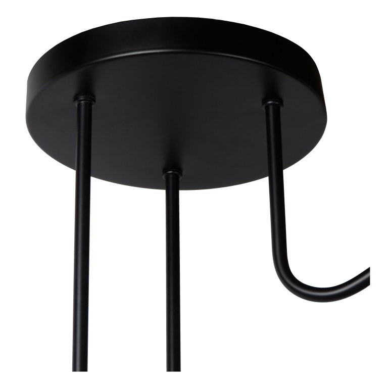 Lucide Pepijn plafondlamp Ø108 zwart