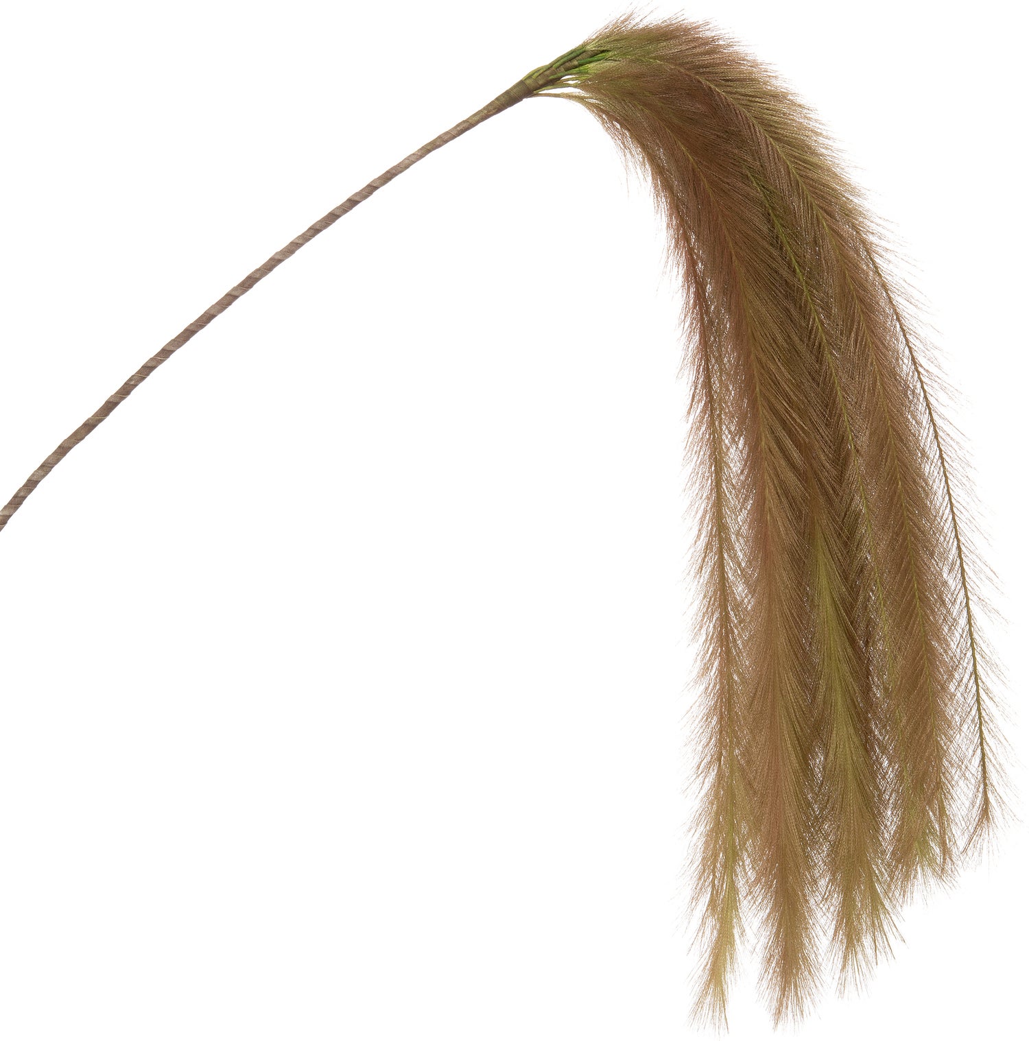 Intratuin kunsttak met pluim groen 134 cm