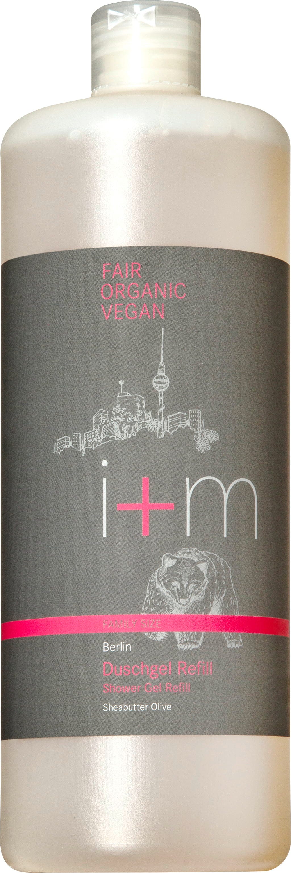i+m  Berlin Sheabutter & Olive Duschgel Refill, 1 l