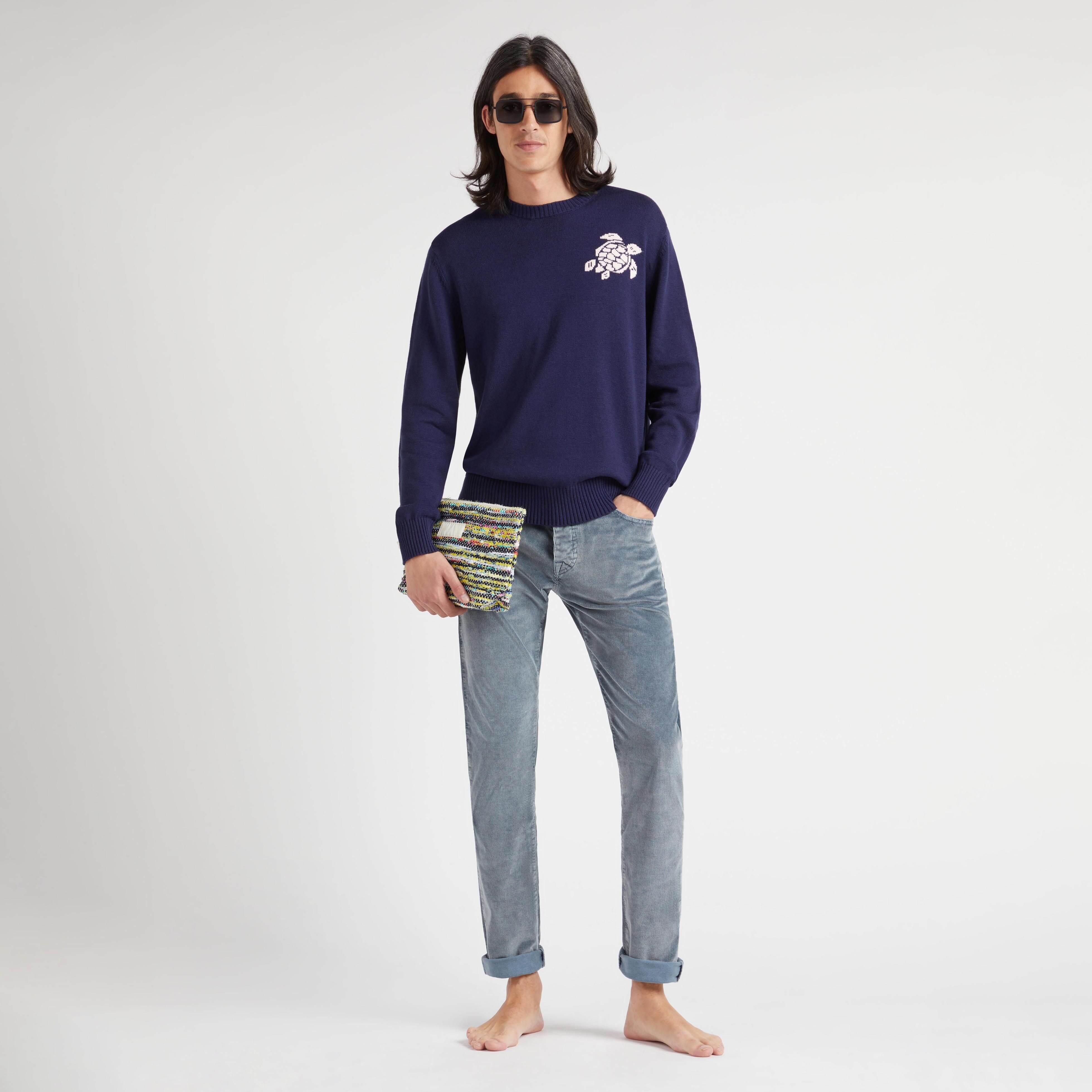 Pantalon en Velours Côtelé 5 Poches Homme 1500 Raies