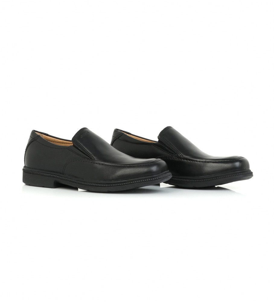 Sapatos GEOX Jr Federico em couro preto