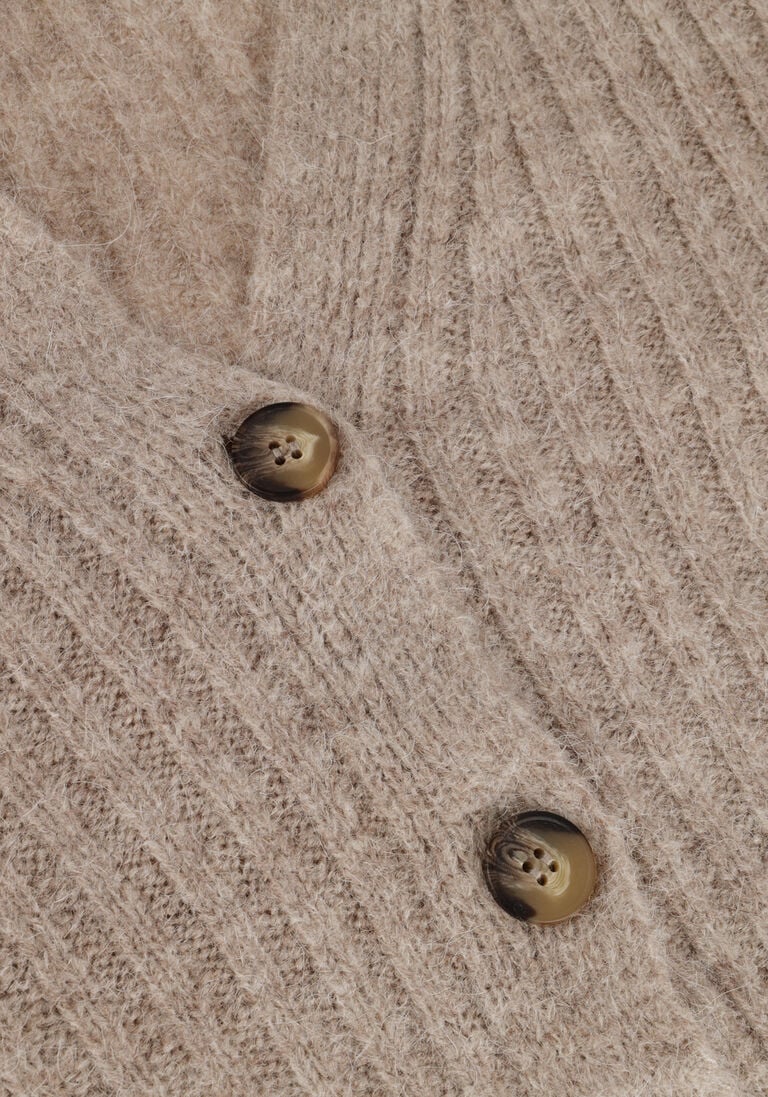 MODSTR\u00D6M camel modstr&ouml;m vest goldie cardigan