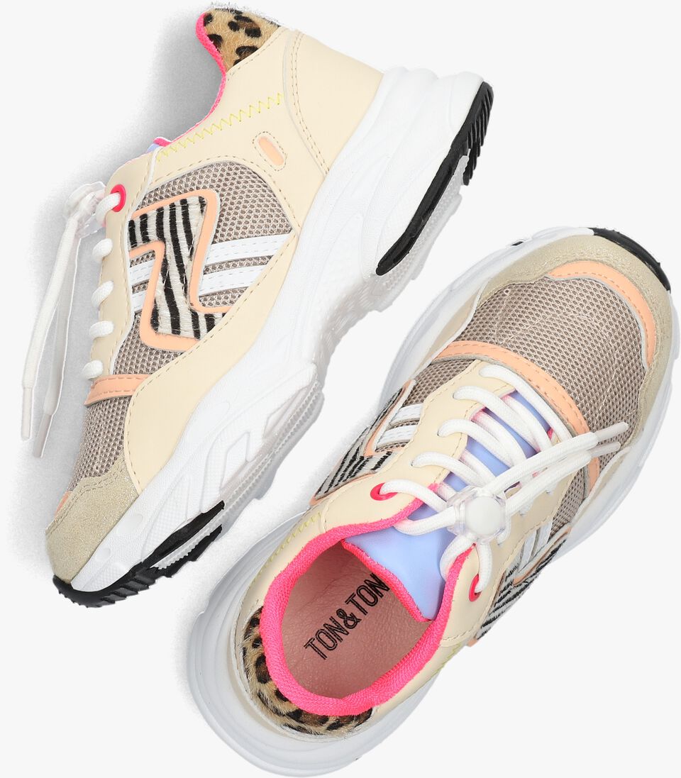 TON & TON beige ton & ton lage sneakers sanna