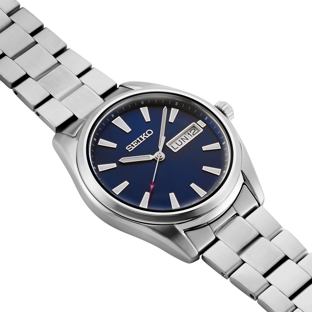 Montre Seiko Classique Homme Bleu