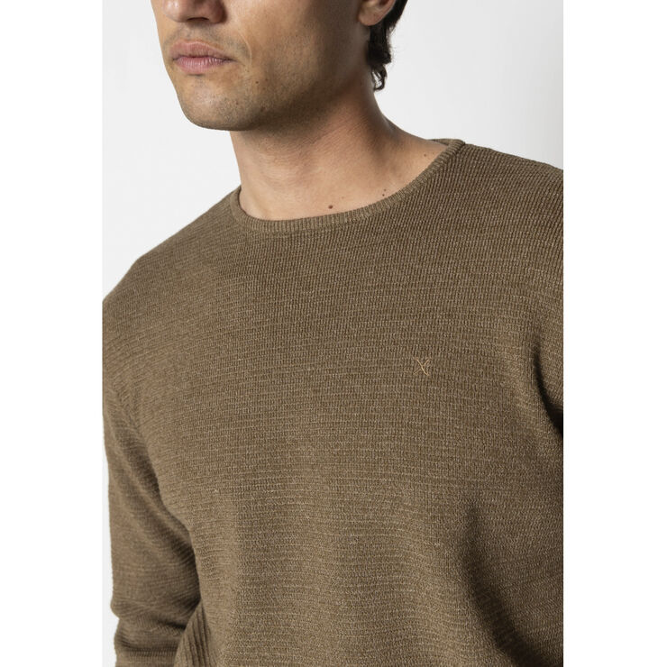 Clean Cut Copenhagen Oscar knit Brown melangè