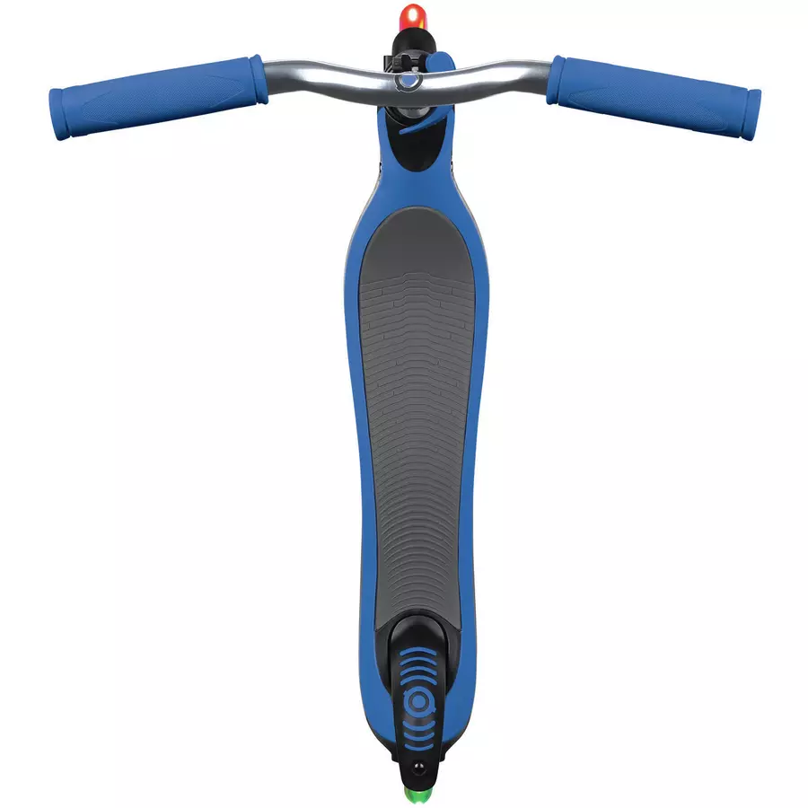 GLOBBER Scooter FLOW 125 LIGHTS, navy-blue, mit Leuchtrollen