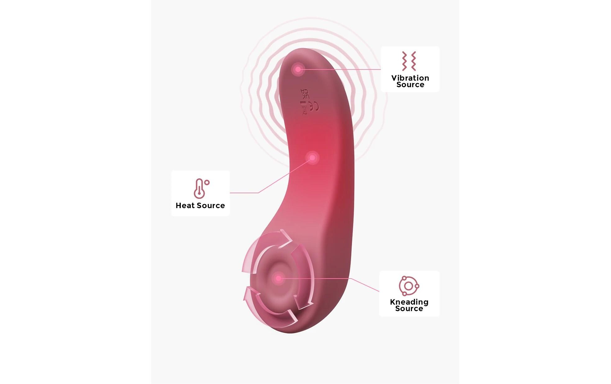 3-in-1 Laktationsmassagegerät LM02Massagegerät für stillende Mütter