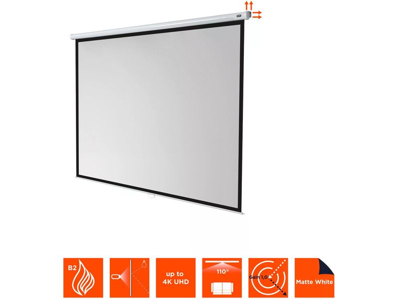 Celexon Rollo-Leinwand Eco 280x210cm 4:3 Leinwand Rollo Economy 280 x 210 cm