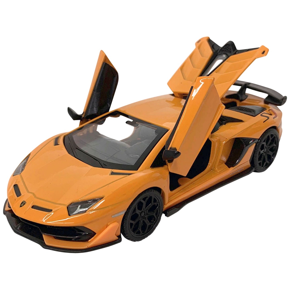 Lamborghini Aventador SVJ Pull Back Diecast-Modellauto im Maßstab 1:32