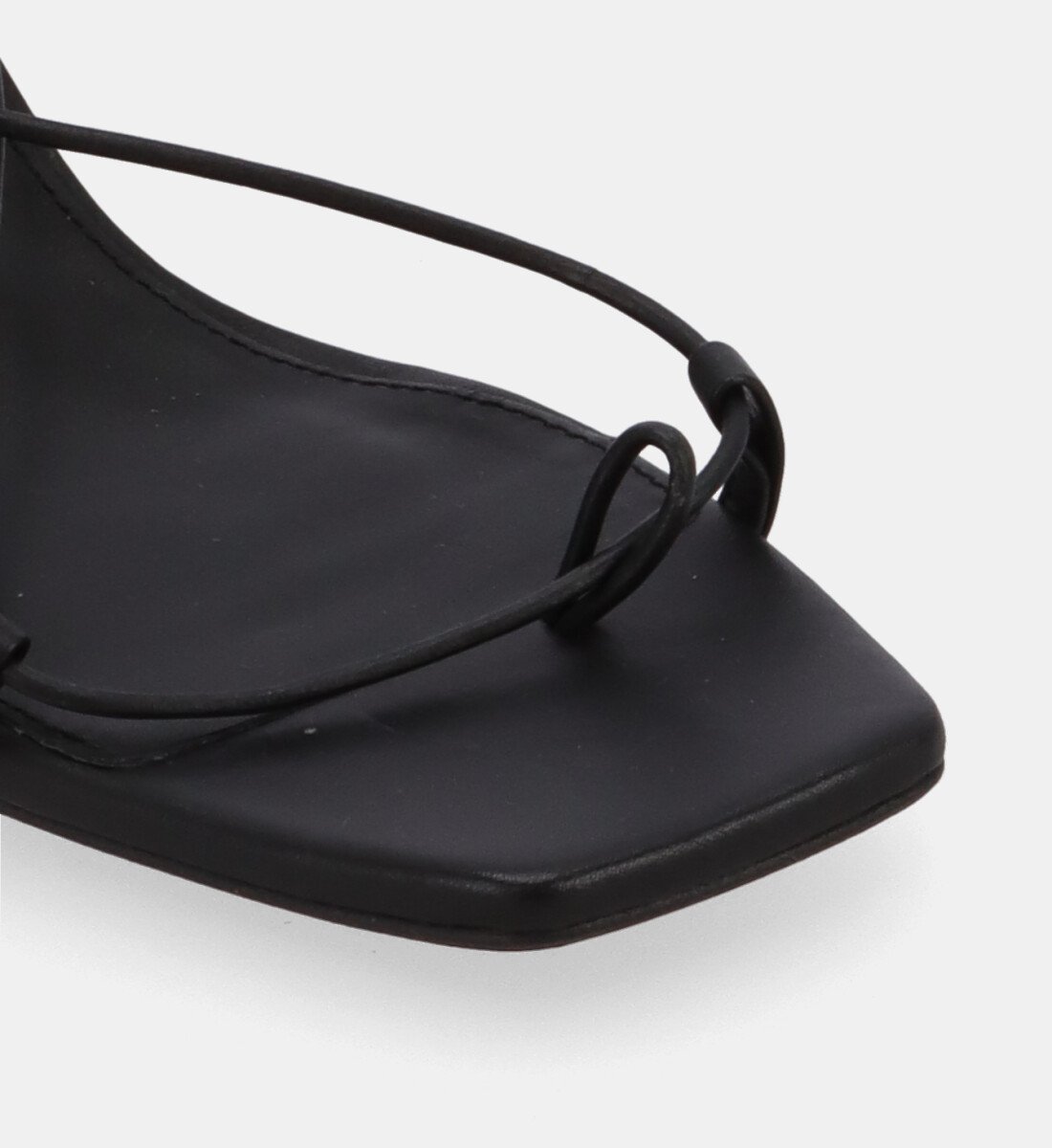 BELLINI - Sandales à talon en cuir | Noir