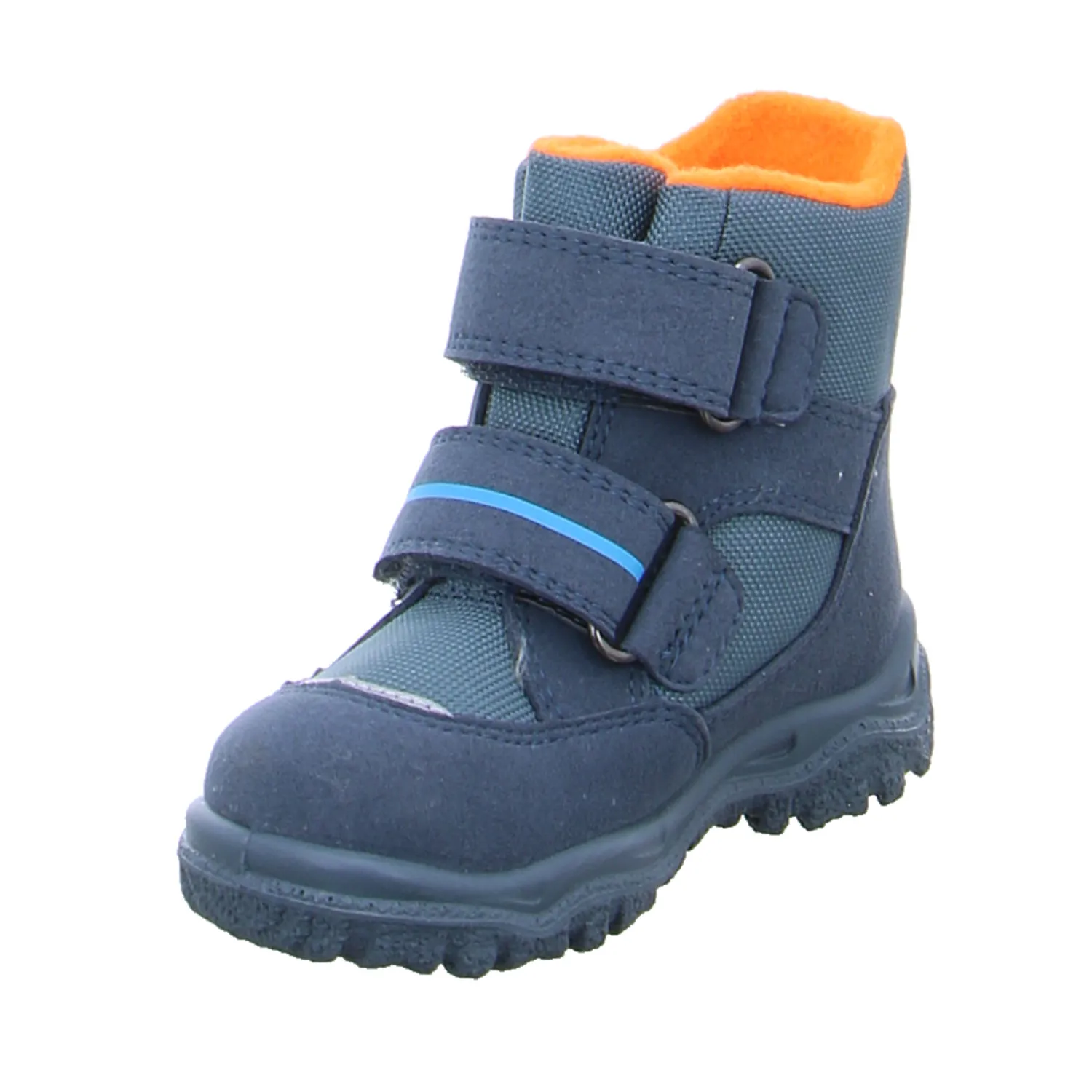 SUPERFIT Kleinkinder-Snowboot  Membran Blau Textil  Baby-Winterstiefel Unisex