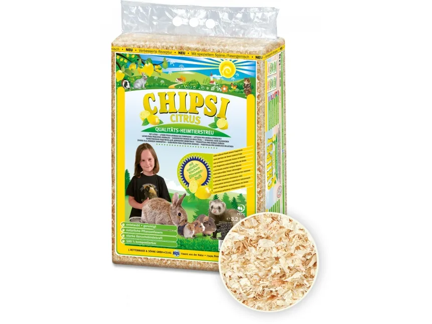 CHIPSI CITRUS, 60 L, Wood chips, 3,2 kg, Polybag